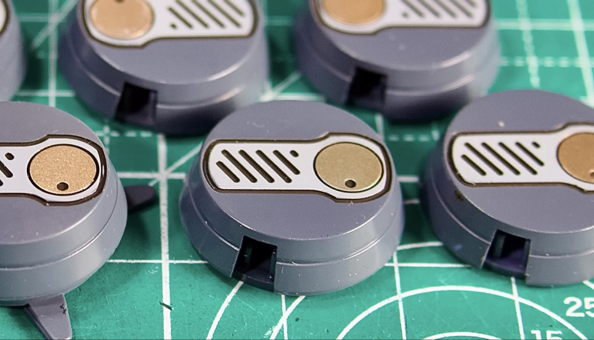 完成した塗り分け